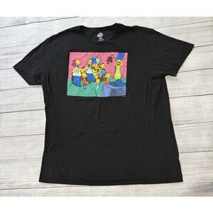 The Simpsons Shocked With Alternate Family Men’s T-SHIRT Cotton Size XL